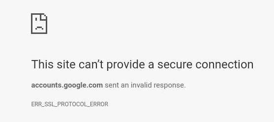 Fix HTTPS SSL error - err SSL protocol error