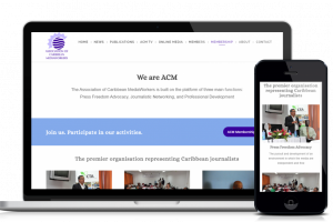 Website design and development service for customer acmpress