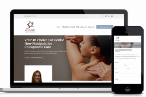 Website design and development service for customer Drake Chiropractic