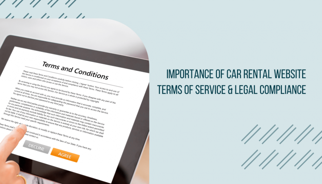 Importance of Car Rental Website Terms of Service & Legal Compliance