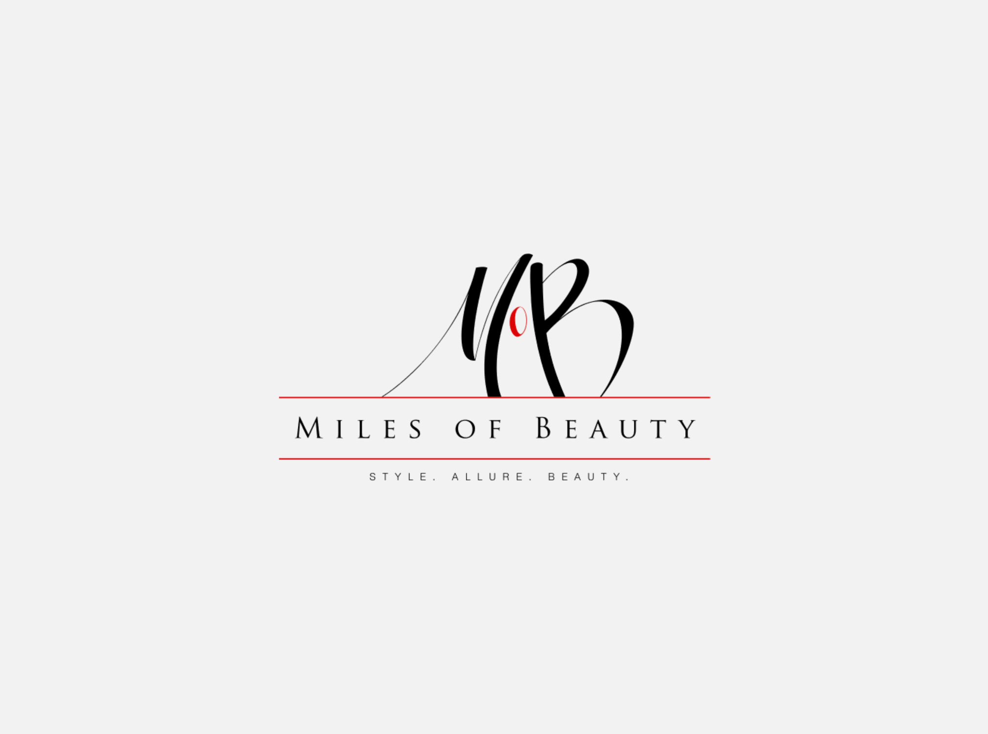 Customer: Miles of Beauty, final custom logo design